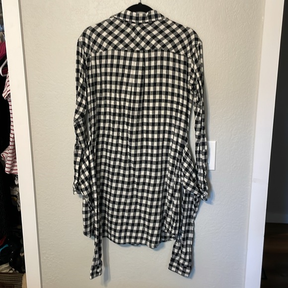 Current/Elliot Twist Shirt Dress - Sherlock Plaid - Picture 7 of 7